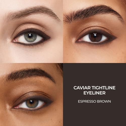 Laura Mercier Caviar Tightline Eyeliner: Long Lasting Color, Crease-proof, Waterproof, Gel-like Hydrating Formula, Perfect for Tightline, Lash Line + Waterline, Holiday Gift Set