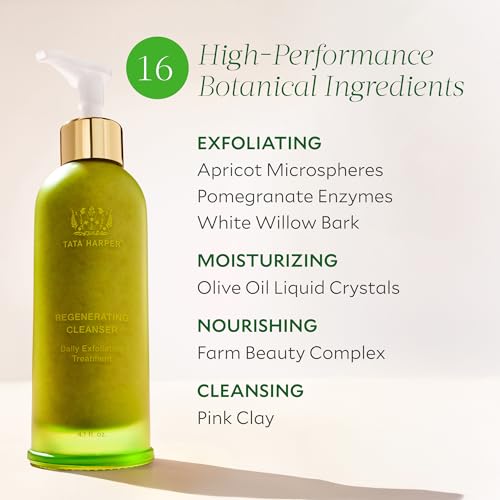Tata Harper Regenerating Cleanser, Daily Exfoliating Cleanser, Daily Face Wash, Natural Skincare