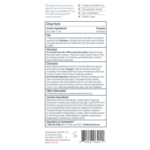 Wear SPF Mineral Sunscreen Lotion ? Sweat & Water-Resistant SPF 30, 3-pack