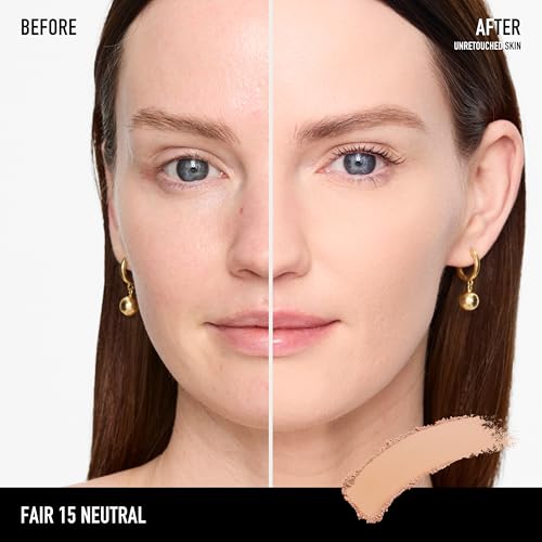 bareMinerals Barepro Skin-Perfecting Powder Foundation, Matte Pressed Powder Foundation Full Coverage with Plant-Based Squalene, Talc-Fee Pressed Powder Compact, Oil Control, Vegan