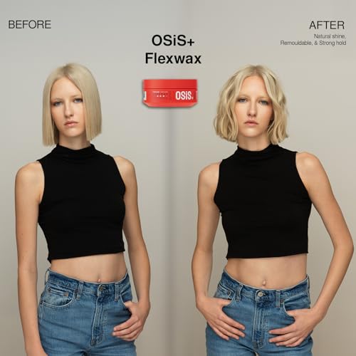 OSiS+ Flexwax - Ultra Strong Cream Wax for Creative Styling & Natural Shine