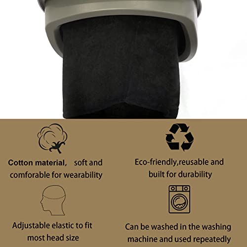 Hair Steamer Use With Shampoo Bowl Hair Wash Reclining Chair Micro Mist Hair Steamer Mister Hooded Hair Care Proffessioanl (10pcs Black Hood)