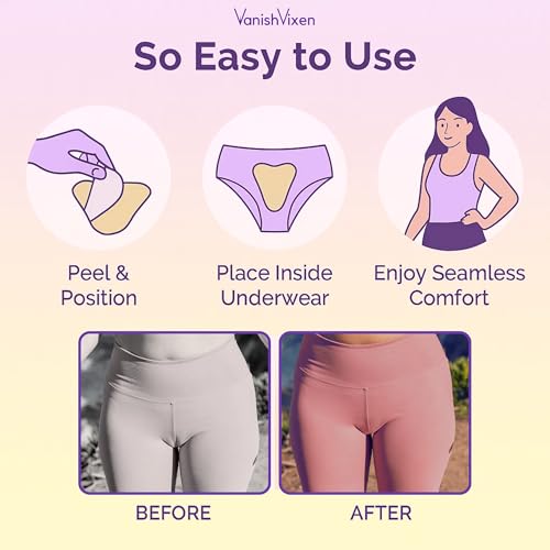 Petite Silicone Anti-Camel Modesty Toe Concealer ? XS 2-Pack ? Seamless, Reusable, Self-Adhesive Covers for Swimsuit, Leggings & Activewear to Cover Frontal Wedge Camal Toe