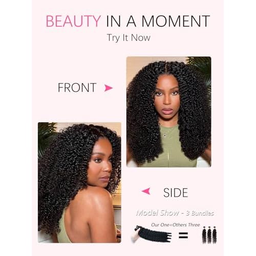 15A Raw Burmese Curly Bundles Human Hair,One Bundles 24 Inch Curly Human Hair,Triple Lifespan Indian Virgin Hair,Quick Weave Hair Extensions Natural Black