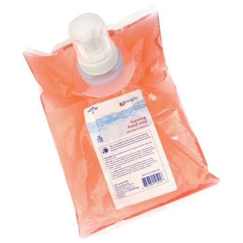 Medline HealthGuard Luxury Foaming Soap, Tropical Scent, 33.8 oz. - Gentle Cleansing & Moisturizing Formula, Ideal for Hospitals & Nursing Homes, Pack of 6