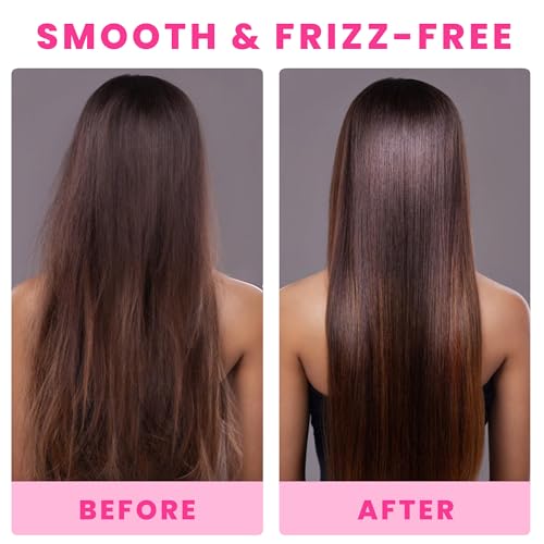 Hussell Hair Serum - No Rinse with Argan Macadamia & Avocado Oils - Vitamins A, E, Pro B5 - Conditioner for Women & Men - Pack of 2, 80 Capsules