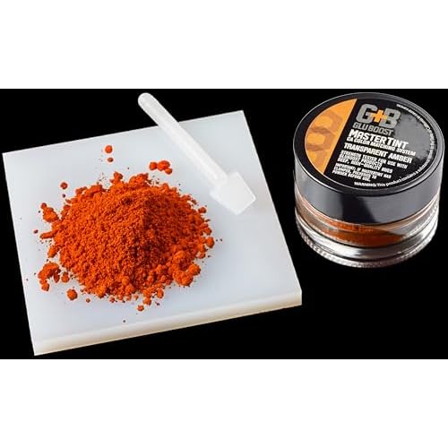 GluBoost MasterTint Jars ? Long-Lasting Color Additives for Perfect Color Matching ? Works with MasterGlu & Fill n¡¯ Finish Pro ? No Solvent Needed - Amber