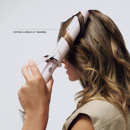 T3 SinglePass Curl X Extra-Long Barrel 1", 1.25", 1.5" Curling Iron with 9 Heat Settings and Ceramic Barrel for Fast Styling and Lasting Results on All Hair Types
