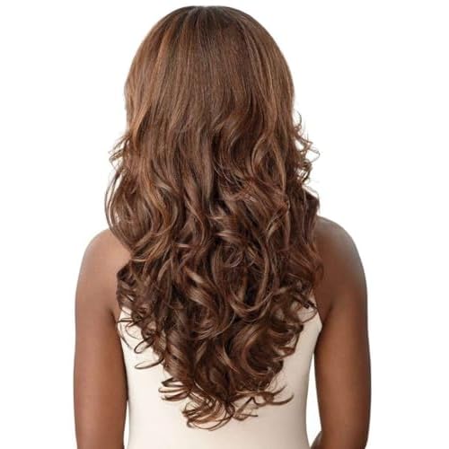 Outre Synthetic Quick Weave Half Wig - NEESHA H304 (Color:1 Jet Black)