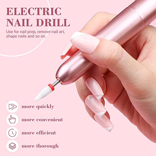 SAVILAND Essentials Acrylic Nail Kit with Drill: Professional Nails Kit Acrylic Set with Everything U V Light Gel Polish Nail Glue Tips Nail Art Supplies for DIY Home Salon