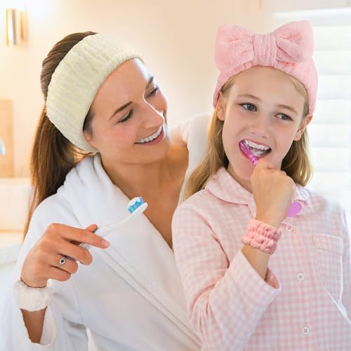 9 Pcs Spa Headband for Washing Face,Skincare Headband and Wristband Set,Women Teen Girls Facial Hairbands for Washing Face, Makeup, Sports, Yoga