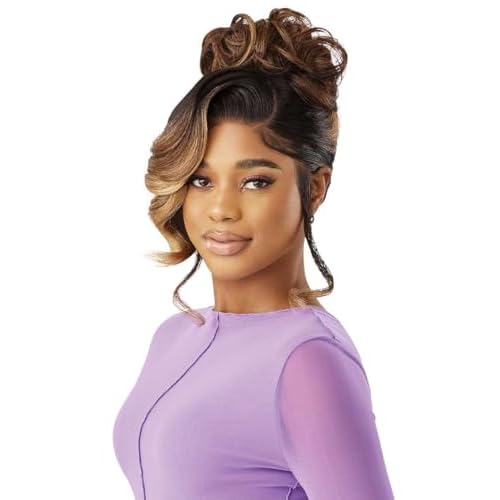 Outre Lace Front Wig - Perfect Hair Line 13X4 - Swoop Series - Swoop 11 (SANDY BLONDE)