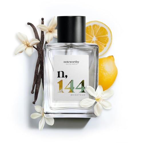 Noteworthy n,144 Brightside Eau De Parfum ? Citrus, Vanilla | Sophisticated, Warm Fragrance for Any Occasion | Long-lasting Unisex Perfume for Women & Men (100ml)