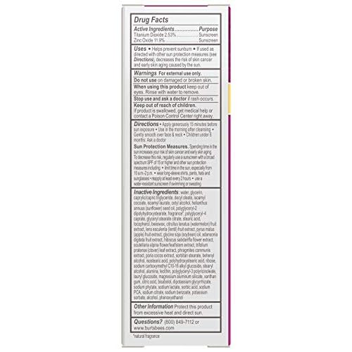 Burt's Bees Renewal Day Lotion SPF 30, Firming Face Lotion, 1.8 Ounces