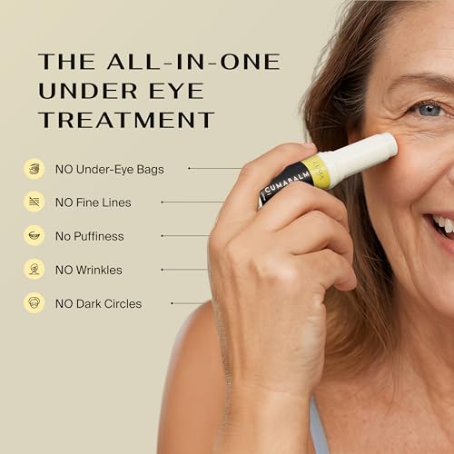 CumaBalm¢â ? Eye Balm with Turmeric and Retinol for Puffy Eyes & Dark Circles ? Vegan