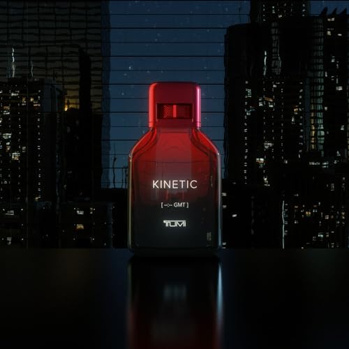 TUMI KINETIC [--:-- GMT] - Masculine & Spicy Cologne for Men with Smoky & Woody Notes - 3.4 oz & 1.0 oz Eau de Parfum