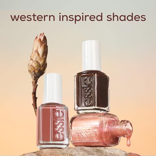 essie Nail Polish, Salon-Quality Brown Nail Polish, Boho Rodeo, Vegan, Sepia Retreat, 0.46 fl oz