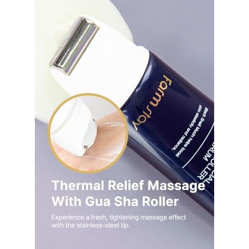 Farmstay Black Snail & Peptide 9 Perfect Facial & Neck Roller Serum ? Firming & Lifting, Deep Hydration & Skin Elasticity, Snail Mucin & 9 Peptides for Youthful Glow & Smooth Skin, 100ml