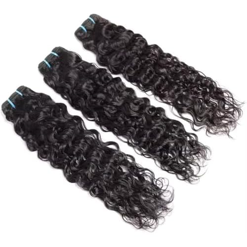 Human Hair Bundles Water Wave Bundles 12A Brazilian Weave Human Hair Bunldes Wet And Wavy Bundles Human Hair 100% Unprocessed Virgin 3 Bundls Human Hair 16 18 20