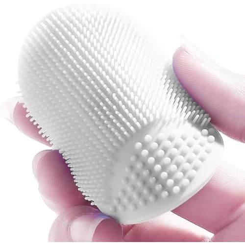 Face Scrubber, Silicone Face Scrubber, Soft Silicone Facial Cleansing Brush Face Exfoliator Blackhead Acne Pore Pad Cradle Cap Face Wash Brush for Deep Cleaning Skin Care 8 Pack