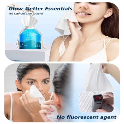 Face towels roll¡£Hanging face towel disposable£¬Disposable face towels, MIXUISEE cotton face cloths£¬super thick 150% face wipes, Suitable for makeup removal and cleansing (Thickened 210 PCS)
