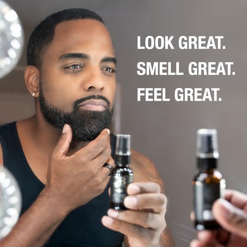Bedroom Kandi for Men by Kandi Burruss Pragmatism Beard Oil | Natural Mens Beard Oil with Argan Oil and Hemp Seed Oil - Beard Softener, Conditioner & Moisturizes Skin | 1 Fl Oz