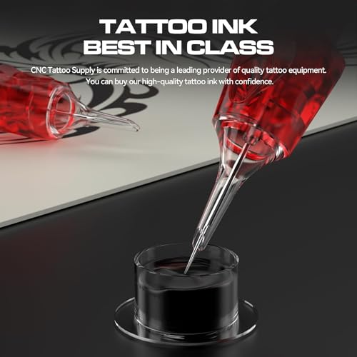 CNC Tattoo Ink Set 1/2oz (15ml) Tattoo Supply Ink USA 16 Colors Pigment Kit for Lining, Shading TI6003-15-16