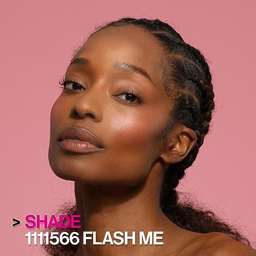Wet n Wild MegaGlo Blushlighter, Blendable Blush & Highlighter Set, Shimmery Metallic Finish, Flash Me