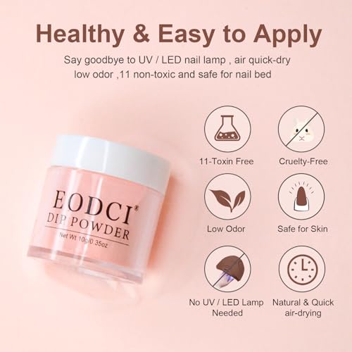 Dip Powder Nail Kit Starter, 30 Colors Dip Nails Skin Nude Brown Glitter, Dark Color Acrylic Dipping Powder Liquid Set with Base/Top Coat Activator Brush Saver for Manicure DIY Gift