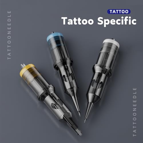Tattoo Gun Kit - Perfessional Tattoo Machine Kit for Beginners Complete Tattoo Set with 2 Batteries Rotary Tattoo Pen & 20Pcs Cartridge Needles for Artist Starter Tattoo Supplies (Battery-II-82Pcs)