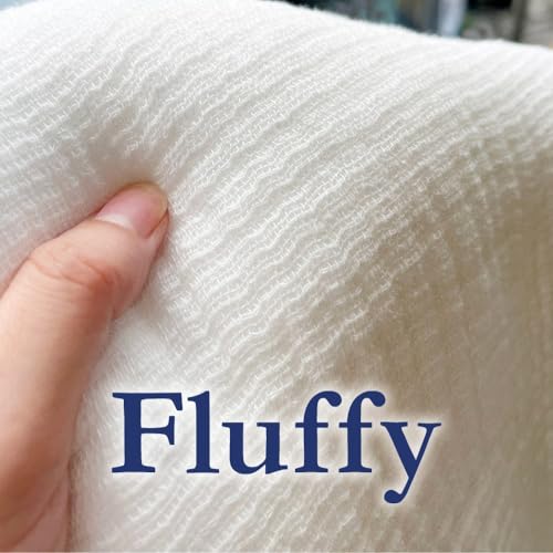 Ultra Soft Gauze Towels YAWARA 100% Cotton Premium Japanese Towel Low Friction 31.5 x 12.6 inches