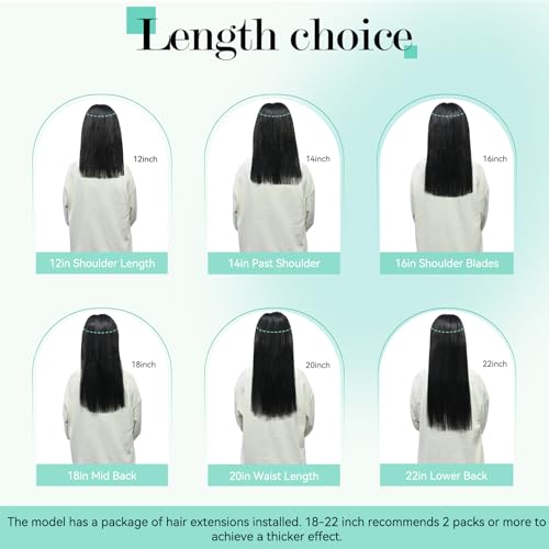 Ukira Ombre Hair Extensions for Women Real Human Hair, 20 Inch 120g 7pcs Dark Brown Fading to Pink Grey Clip in Hair Extensions Real Human Hair, Soft Straight Remy Human Hair Clip ins