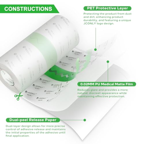 WZPB Tattoo Aftercare Bandage Roll 7.87 in x 10.94 yd Second Skin Tattoo Cover ? Protective Wrap for Tattoo Care