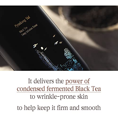 Pyunkang Yul PKY Black Tea Deep Infusion Toner for Anti-Aging, Rich Moisture Toner for Fine Line Care & Firmer Facial Skin, Zero-Irritation, Korean Skincare (4.39 Fl. Oz, 130ml)
