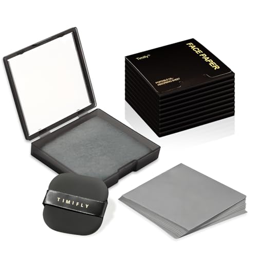 1000pcs Oil Blotting Sheets for Face, Clean and Clear Oil Absorbing Sheets, Oil Blotting Papers for Face(Black)