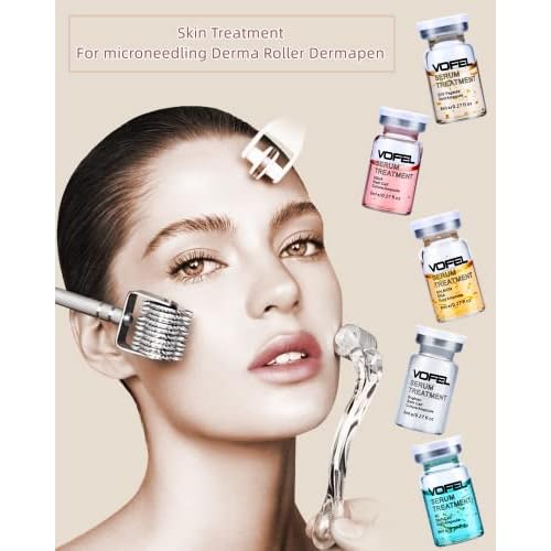 BB Glow Starter Kit BB Glow Serum for Microneedling Serum Ampoule Skin Treatment Kit 0.27oz 12 Vials