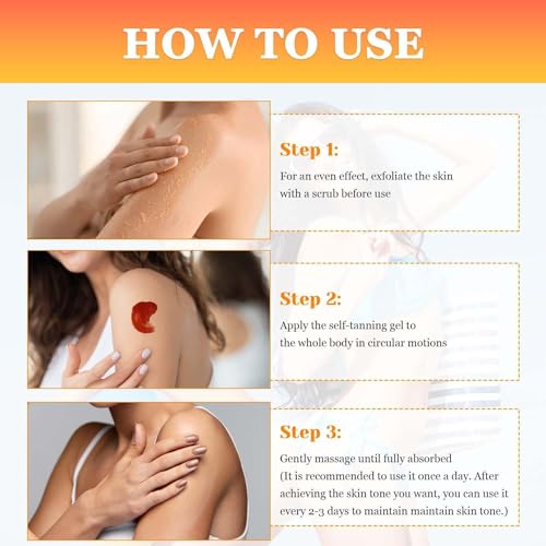 2024 Tanning Gel, Brown Tanning Gel, Tanning Accelerator Cream, Soft Brown Intensive Tanning Luxe Gel,Tanning Luxe Gel, Tanning Cream for Sunbeds & Outdoor Sun 150g/1PC