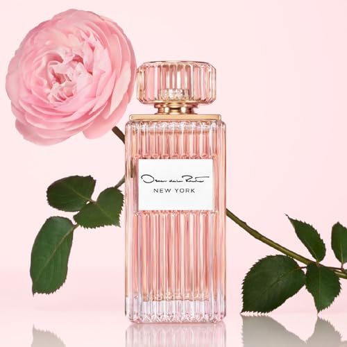Oscar de la Renta New York Eau de Parfum 3 Piece Gift Set for Women - Perfume Spray 3.4 Fl. Oz, Purse Travel Spray 0.5 Fl. Oz, and Body Lotion 3.4 Fl. Oz.