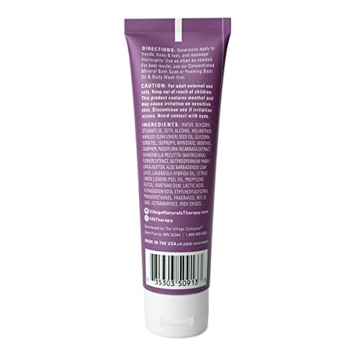 Village Naturals Therapy Nighttime Moisturizing Shea Butter Lotion Lavender Chamomile Daily Relaxation 6-Pack