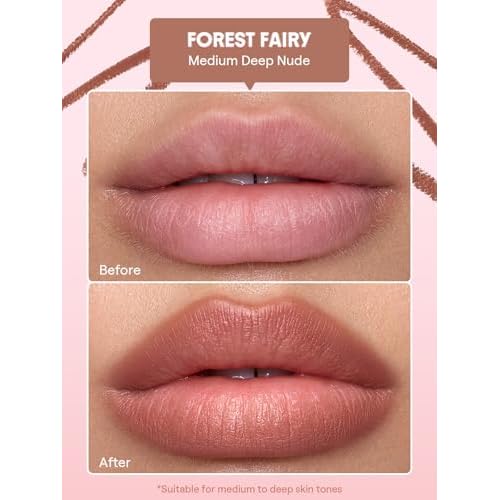SHEGLAM Cloudline Blur Lip Liner Long Lasting,Vegan & Cruelty-Free Lip Stain-Forest Fairy