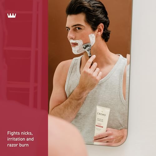 Cremo Shaving Cream Mens, Astonishingly Superior Ultra-Slick Shaving Cream for Men, Fights Nicks, Cuts And Razor Burn, 6 Fl Oz (2 Pack)