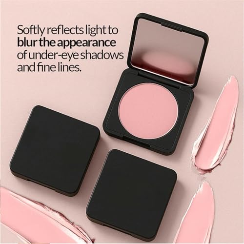 Under Eye Brightener Concealer with Brush, Conceal, Brightens, Effectively Cover Dark Circles, Moisturize and Blend for Smooth, Radiant & Refreshed Look