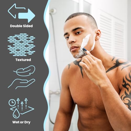 50 Pack Large Disposable Face Towels, Facial Wipes, Super Soft and Thick Shaving Face Towels XL, Daily Makeup Remover Tissues, Dry Clean Cloths for Sensitive Skin, 10"¡¿12"