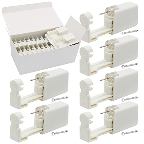 Rayyl Nose Piercing Gun Kit - 24Pcs Disposable Nose Piercing Gun with Built-in Nose Stud