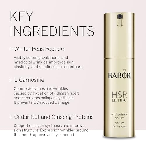 BABOR HSR Lifting Anti Wrinkle Serum | Moisturizing Serum Instantly and Visibly Tightens and Lifts | Slows Formation of New Wrinkles | Clean and Vegan