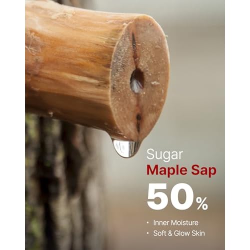 MAY COOP Raw Eye Contour - Korean Eye Cream for Under Eye Care with Sugar Maple Extract 50% & Adenosine Peptides - Hydrating, Firming, Moisturizing for Sensitive Skin, 0.67 fl. oz.