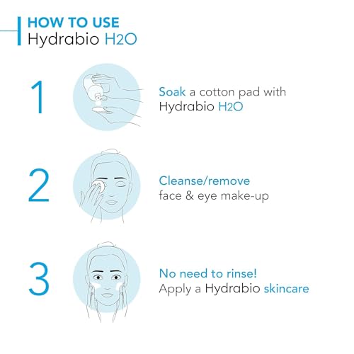 Bioderma - Hydrabio H2O Micellar Water - Face Cleanser and Makeup Remover - Micellar Cleansing Water for Dehydrated Sensitive Skin