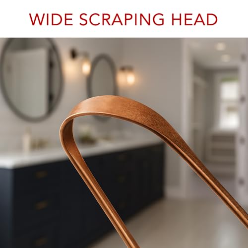 Tongue Scraper ? 100% Copper (2 Pack) Premium Tongue Cleaner ? Improve Oral Health ? Ayurvedic Cleaning Tool