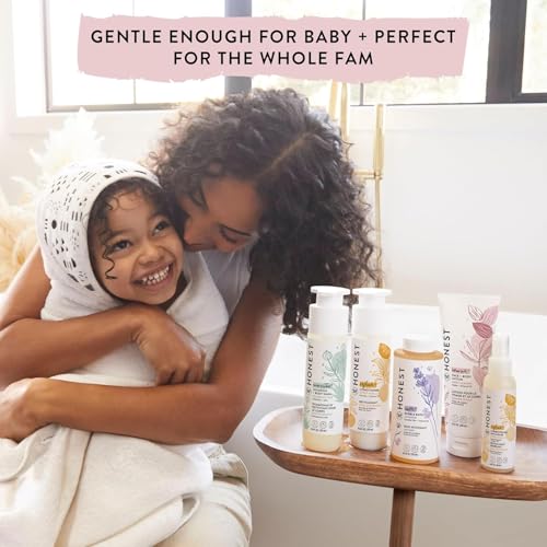The Honest Company Conditioning Hair Detangler, Tear-Free Hypoallergenic Leave-In Conditioner and Fortifying Spray, Citrus Vanilla Refresh, 4 fl oz