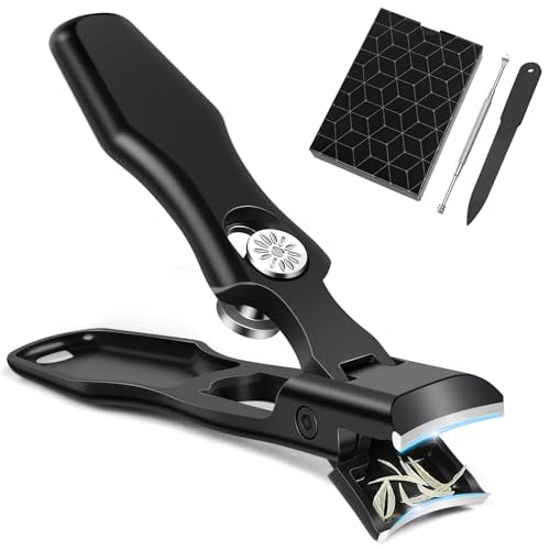 Nail Clippers for Men Toenail Clippers and Fingernail Clipper Toe Nail Clippers for Women Nail Clipper with Long Handle Wide Jaw